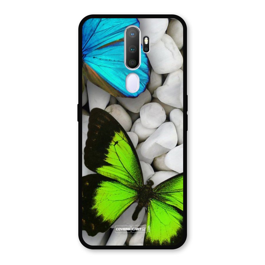 Beautiful Butterflies Metal Back Case for Oppo A9 (2020)