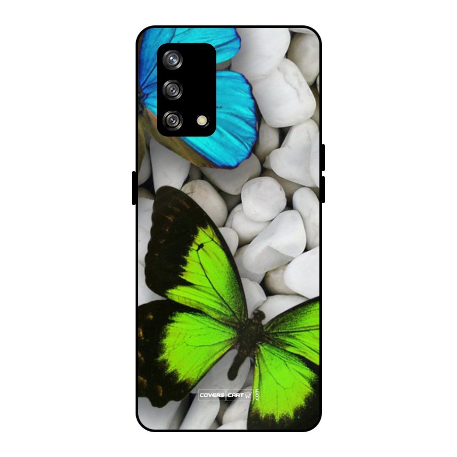 Beautiful Butterflies Metal Back Case for Oppo F19