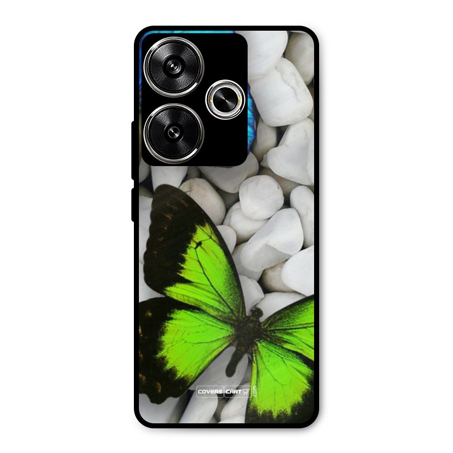 Beautiful Butterflies Metal Back Case for Poco F6