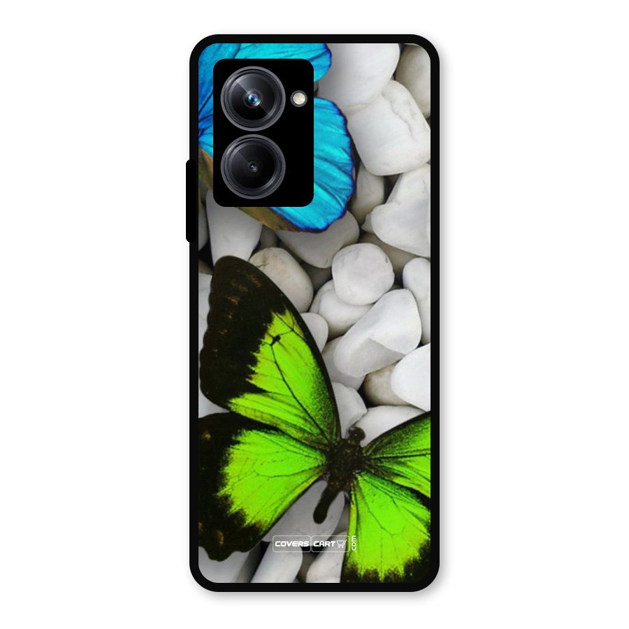 Beautiful Butterflies Metal Back Case for Realme 10 Pro
