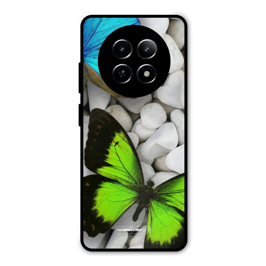 Beautiful Butterflies Metal Back Case for Realme 13