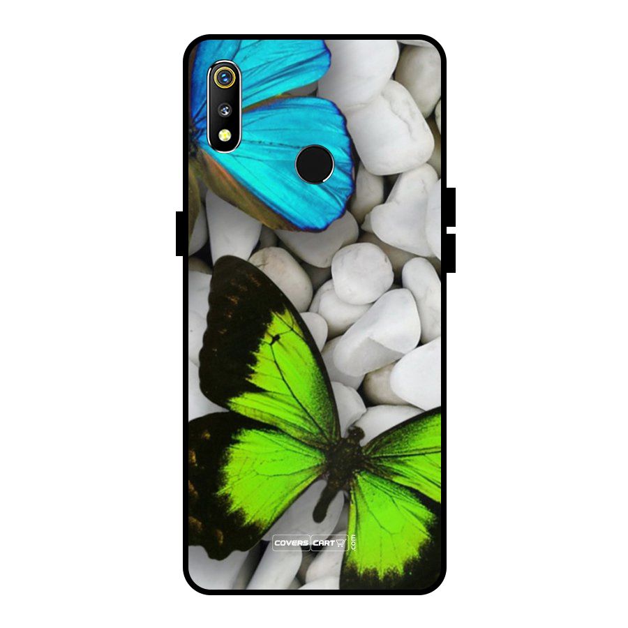 Beautiful Butterflies Metal Back Case for Realme 3