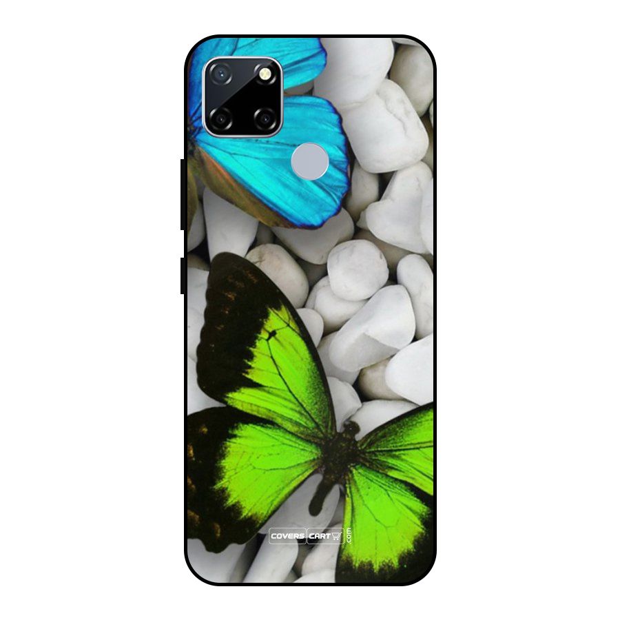 Beautiful Butterflies Metal Back Case for Realme Narzo 30A