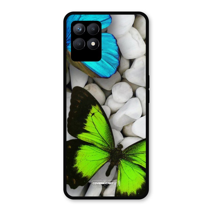 Beautiful Butterflies Metal Back Case for Realme Narzo 50
