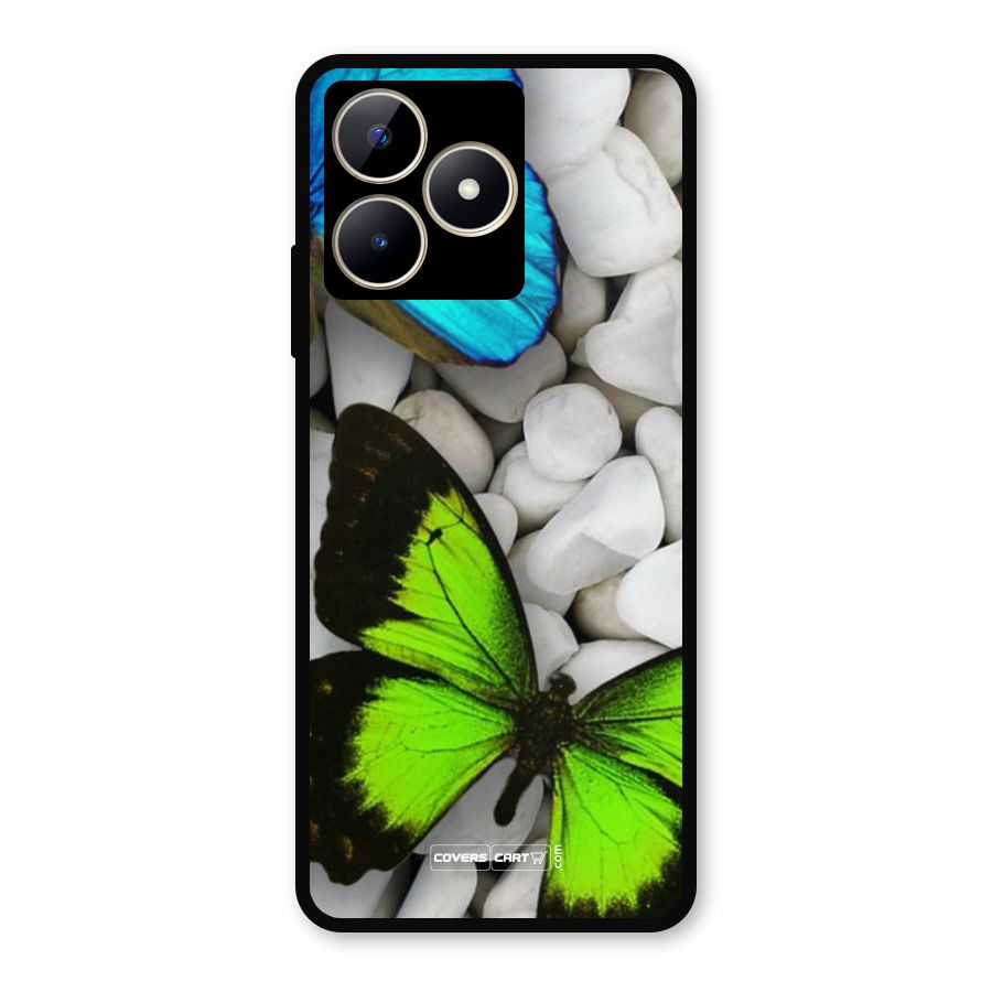 Beautiful Butterflies Metal Back Case for Realme Narzo N53