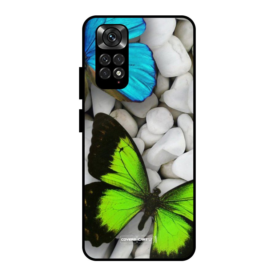 Beautiful Butterflies Metal Back Case for Redmi Note 11 Pro