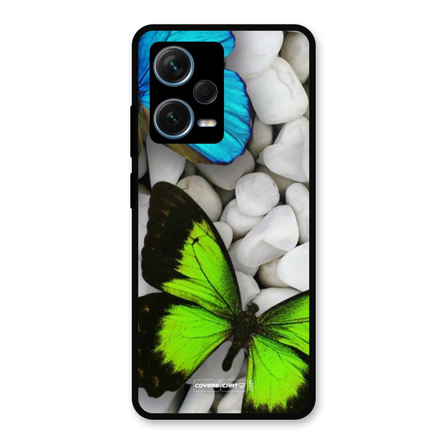 Beautiful Butterflies Metal Back Case for Redmi Note 12 Pro Plus 5G