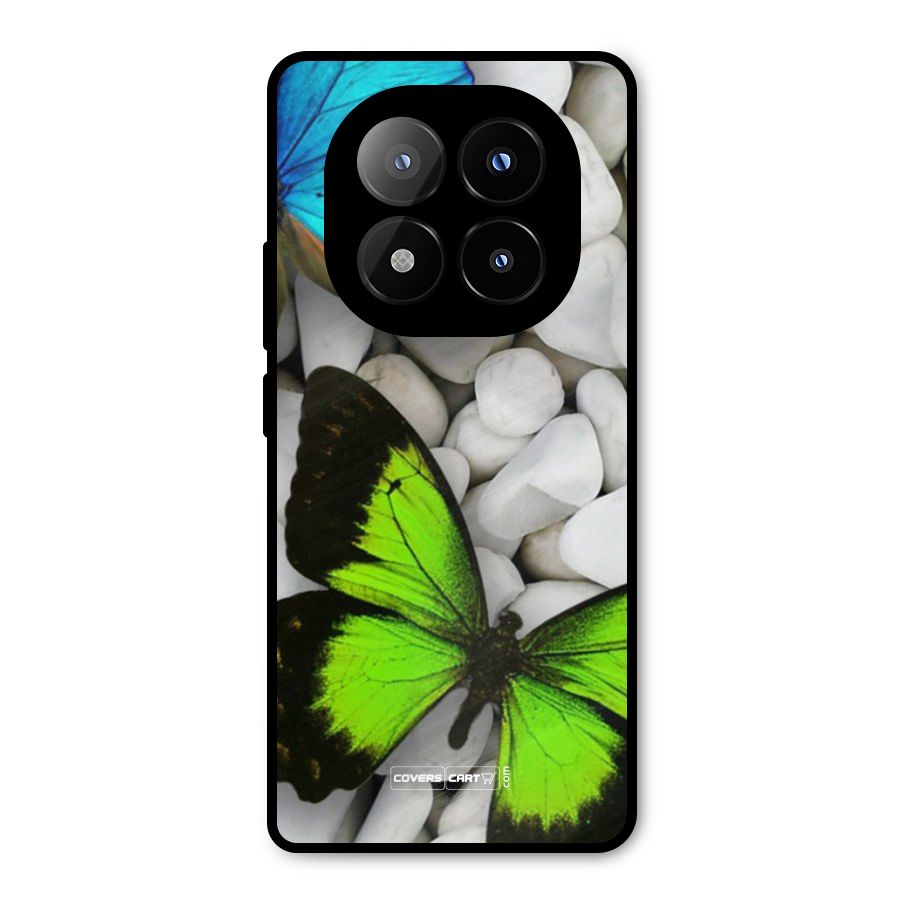 Beautiful Butterflies Metal Back Case for Redmi Note 14 Pro Plus 5G