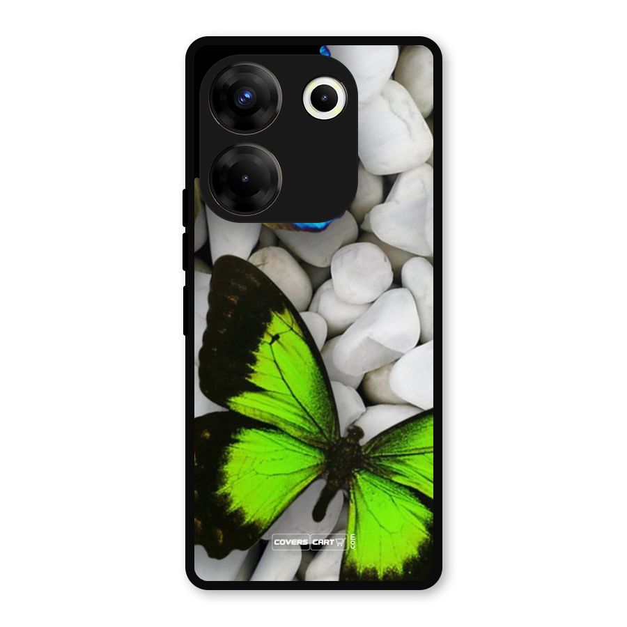 Beautiful Butterflies Metal Back Case for Tecno Camon 20