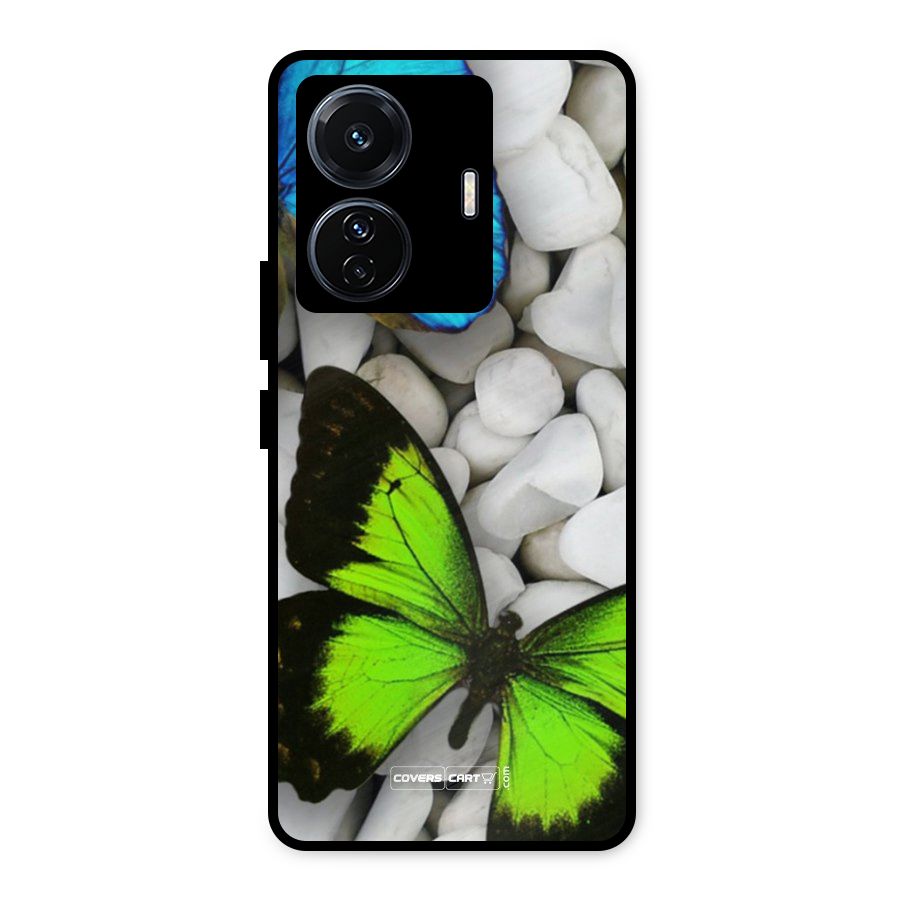 Beautiful Butterflies Metal Back Case for Vivo T1 Pro