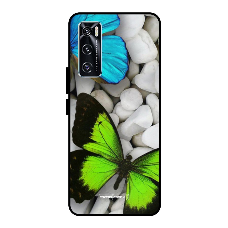 Beautiful Butterflies Metal Back Case for Vivo V20 SE