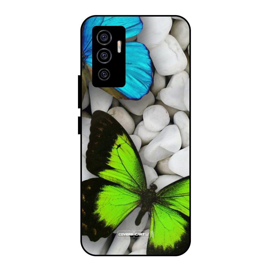 Beautiful Butterflies Metal Back Case for Vivo V23e