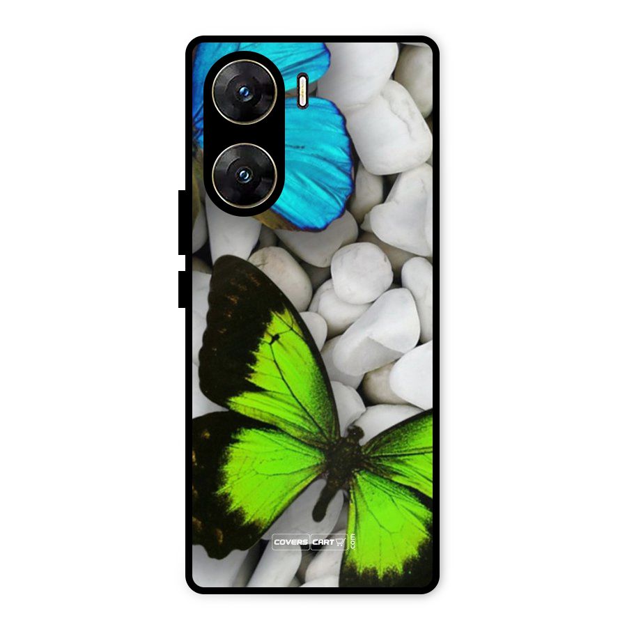 Beautiful Butterflies Metal Back Case for Vivo V29e