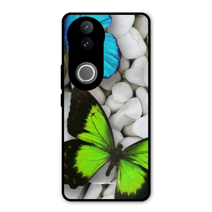 Beautiful Butterflies Metal Back Case for Vivo V50