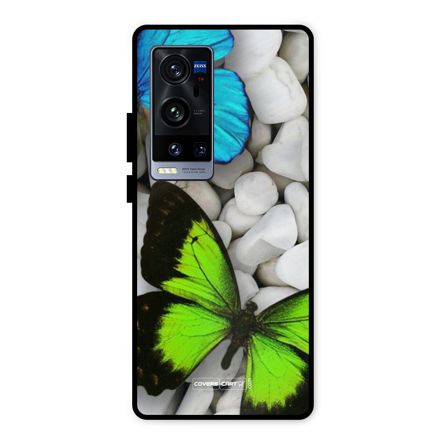 Beautiful Butterflies Metal Back Case for Vivo X60 Pro Plus