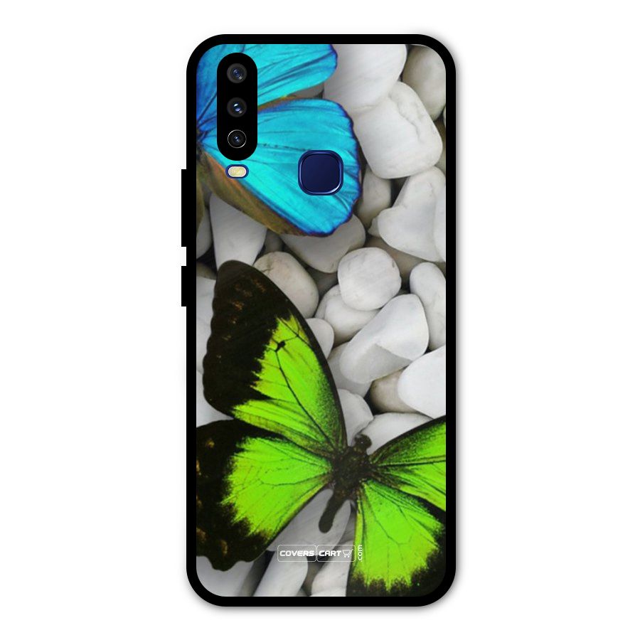 Beautiful Butterflies Metal Back Case for Vivo Y15