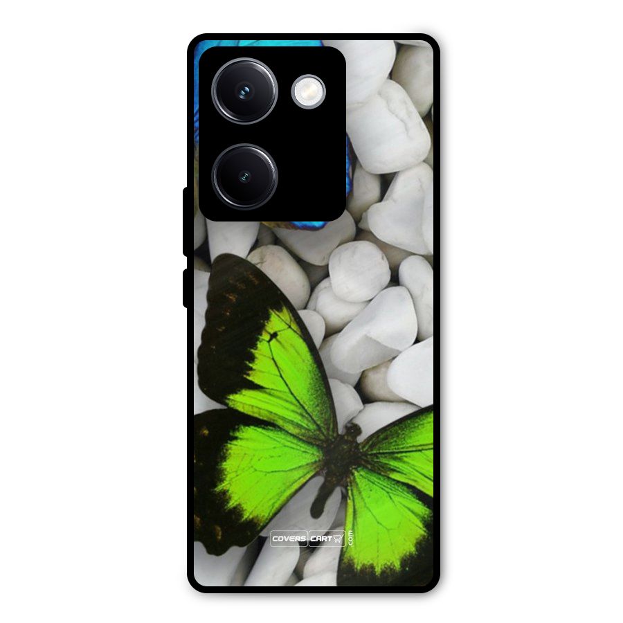 Beautiful Butterflies Metal Back Case for Vivo Y300 Plus