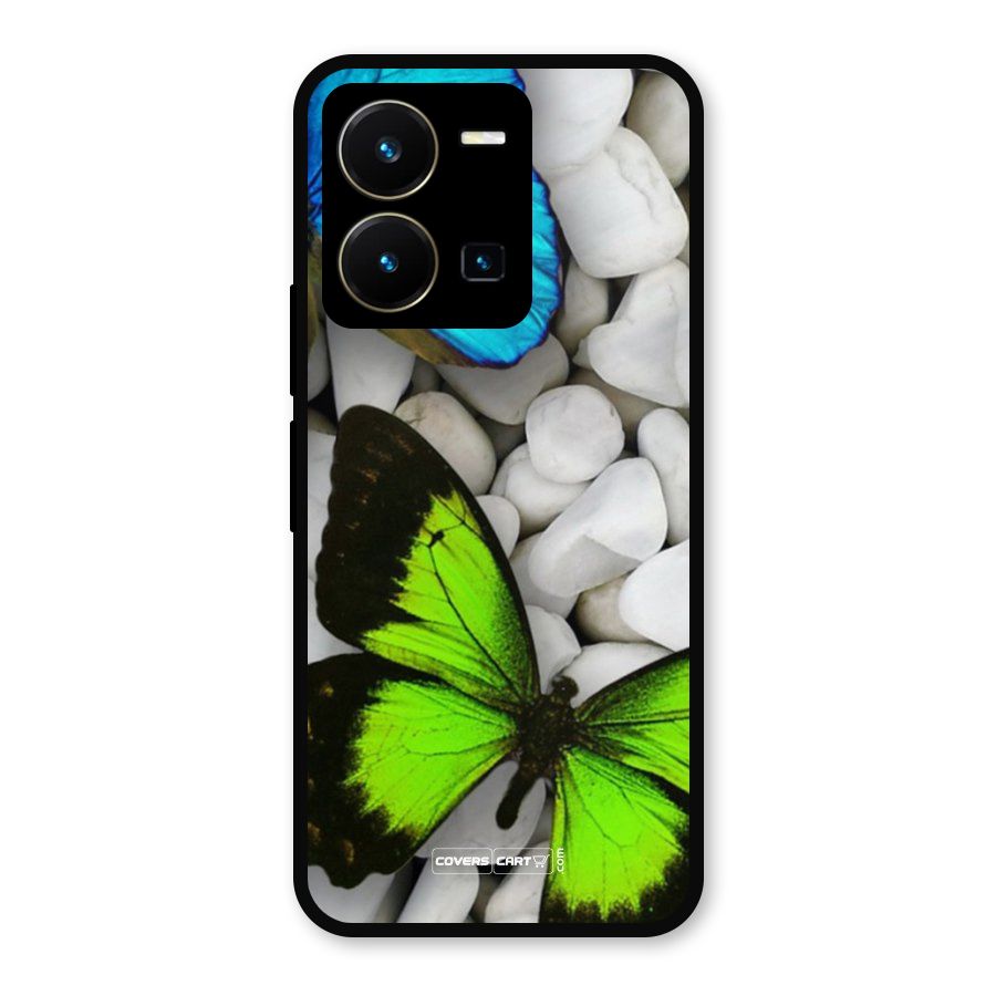 Beautiful Butterflies Metal Back Case for Vivo Y35