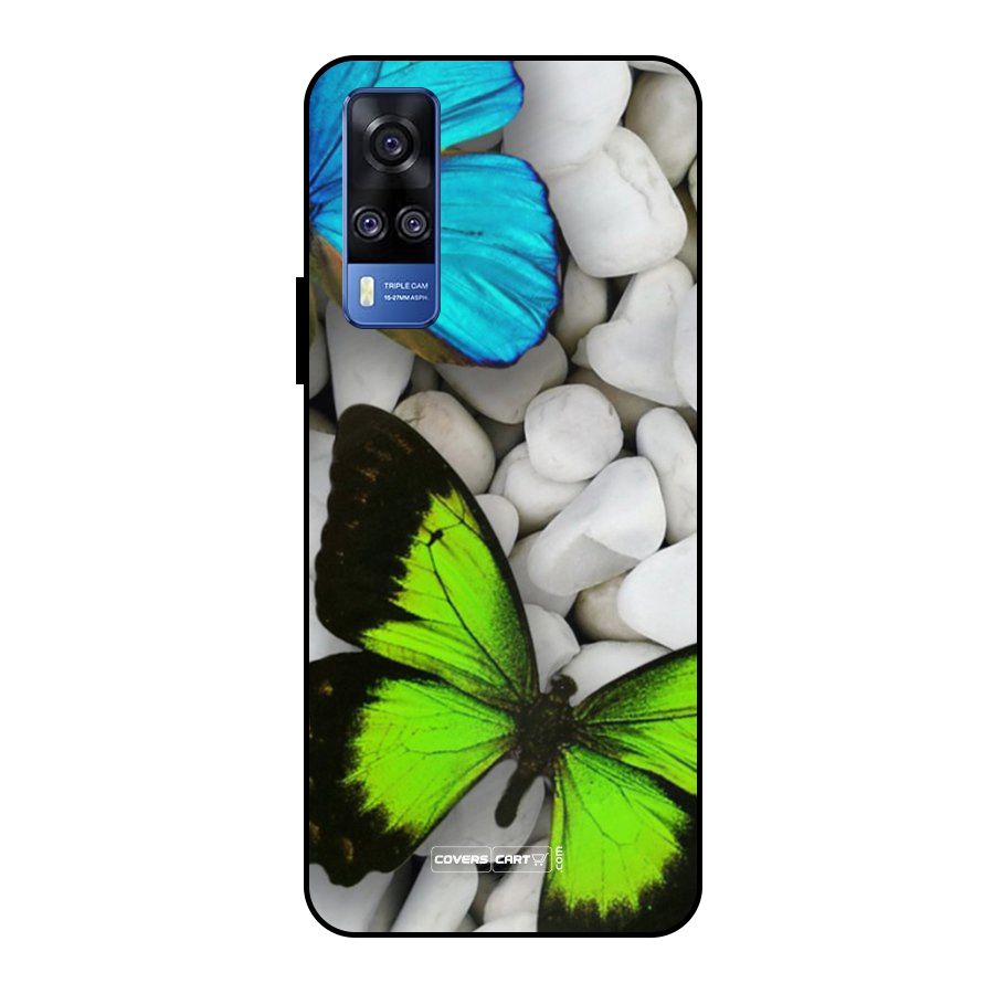 Beautiful Butterflies Metal Back Case for Vivo Y51