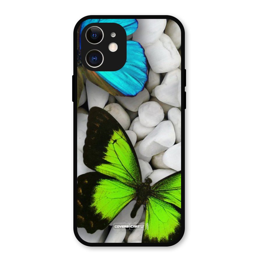 Beautiful Butterflies Metal Back Case for iPhone 12