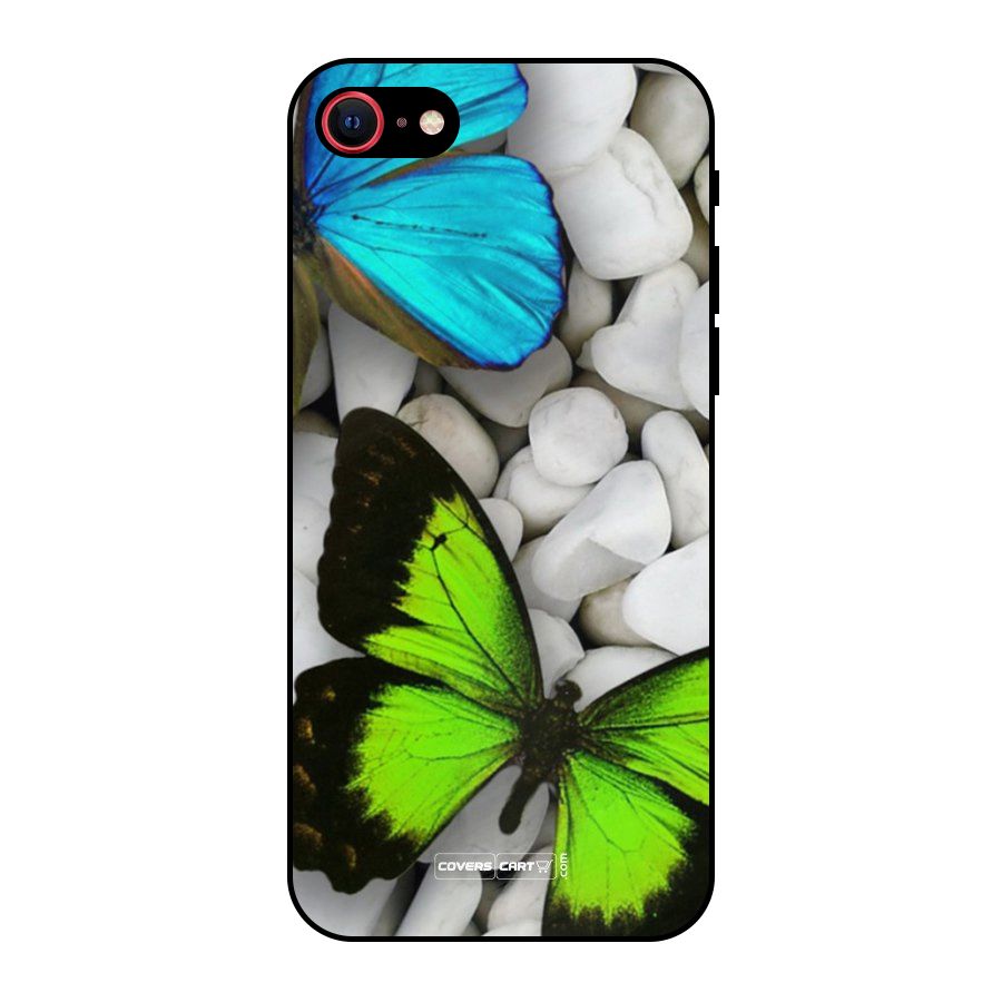 Beautiful Butterflies Metal Back Case for iPhone 7