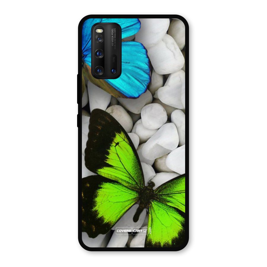 Beautiful Butterflies Metal Back Case for iQOO 3
