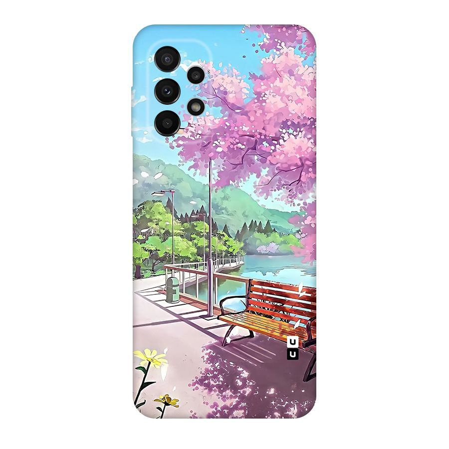 Beautiful Cherry Blossom Landscape Original Polycarbonate Back Case for Galaxy A23