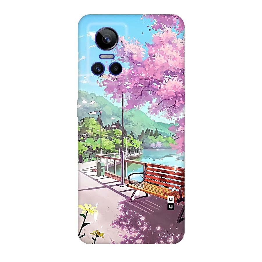 Beautiful Cherry Blossom Landscape Original Polycarbonate Back Case for Realme GT Neo 3