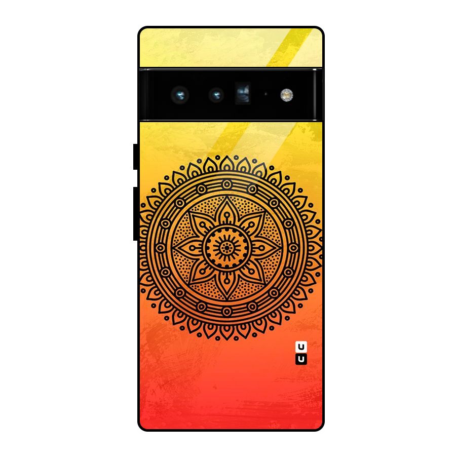 Beautiful Circle Art Glass Back Case for Google Pixel 6 Pro
