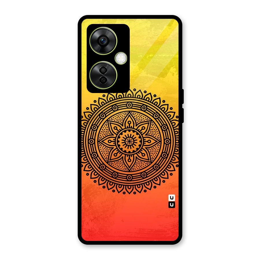Beautiful Circle Art Glass Back Case for OnePlus Nord CE 3 Lite