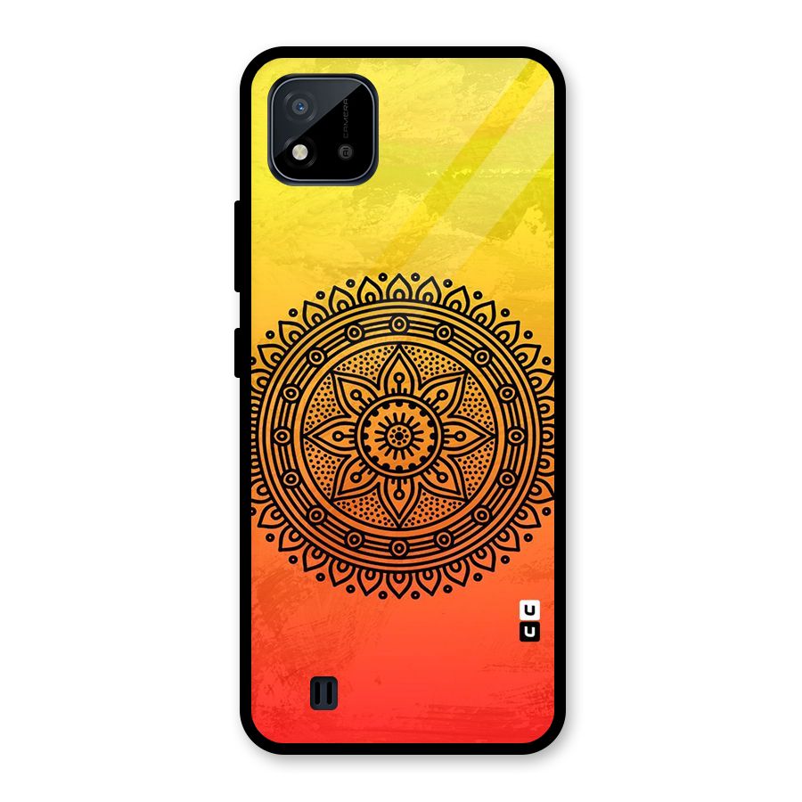 Beautiful Circle Art Glass Back Case for Realme C11 2021