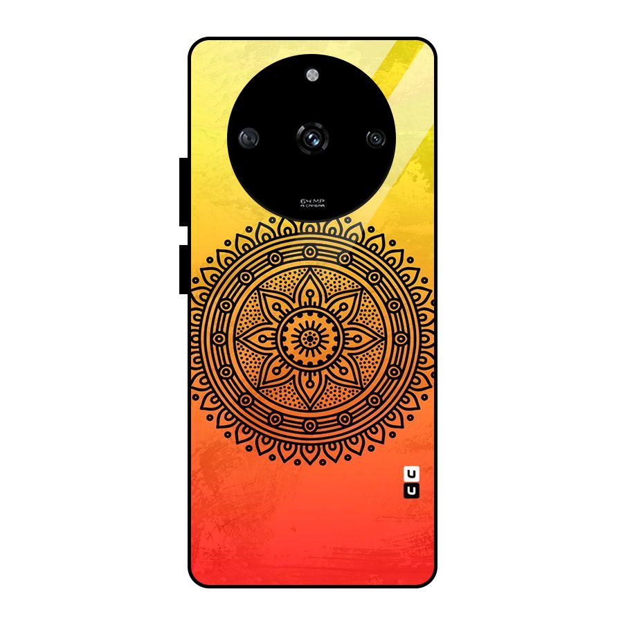 Beautiful Circle Art Glass Back Case for Realme Narzo 60 5G