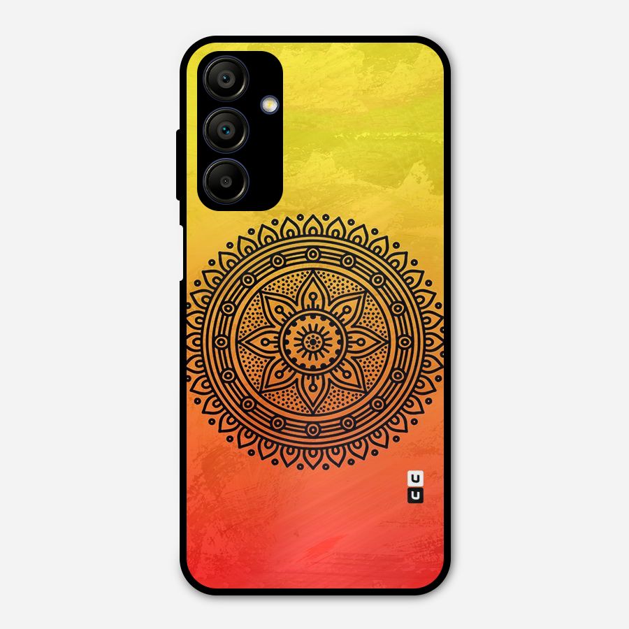 Beautiful Circle Art Metal Back Case for Galaxy A15 5G
