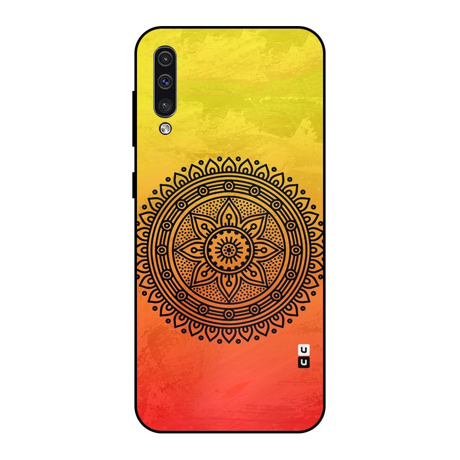 Beautiful Circle Art Metal Back Case for Galaxy A30s
