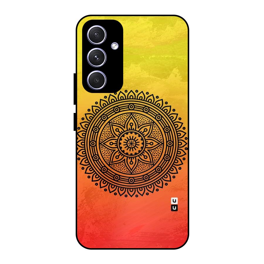 Beautiful Circle Art Metal Back Case for Galaxy A54