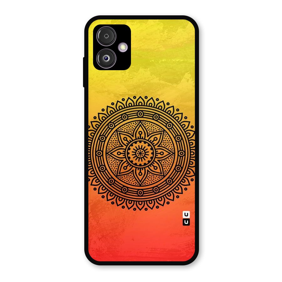 Beautiful Circle Art Metal Back Case for Galaxy F14