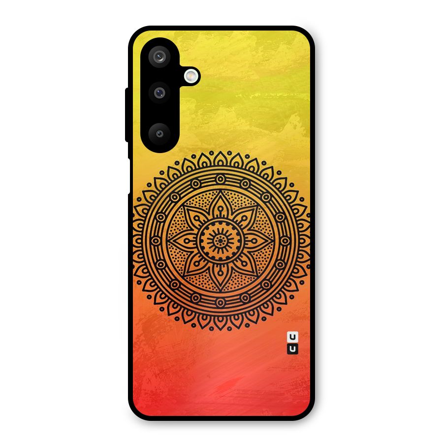 Beautiful Circle Art Metal Back Case for Galaxy M16