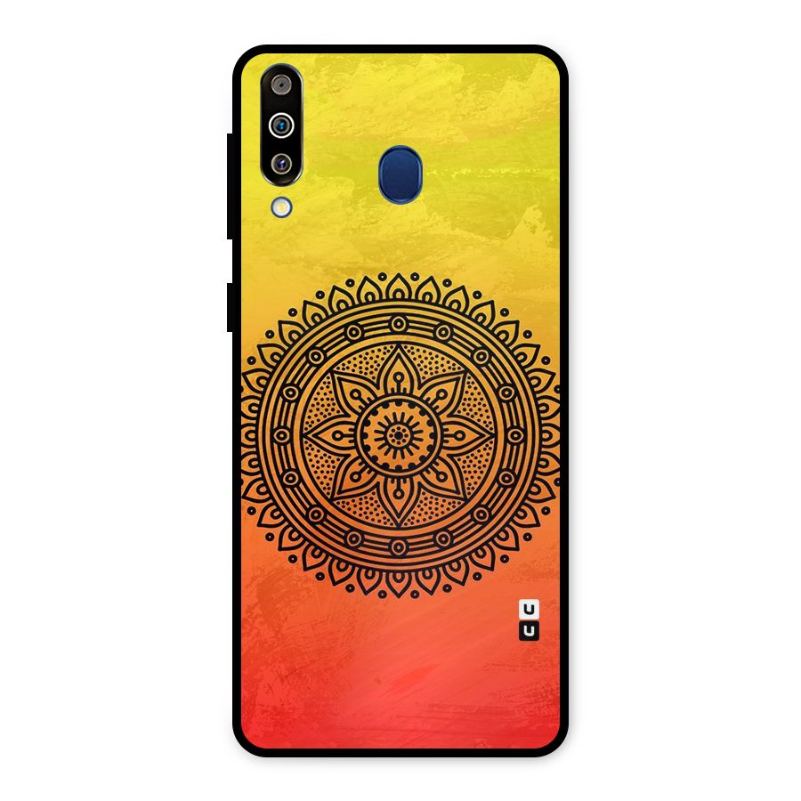 Beautiful Circle Art Metal Back Case for Galaxy M30