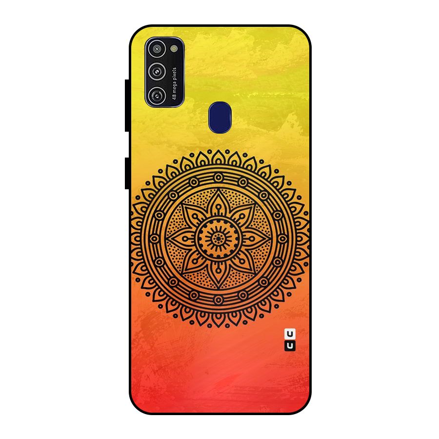 Beautiful Circle Art Metal Back Case for Galaxy M30s