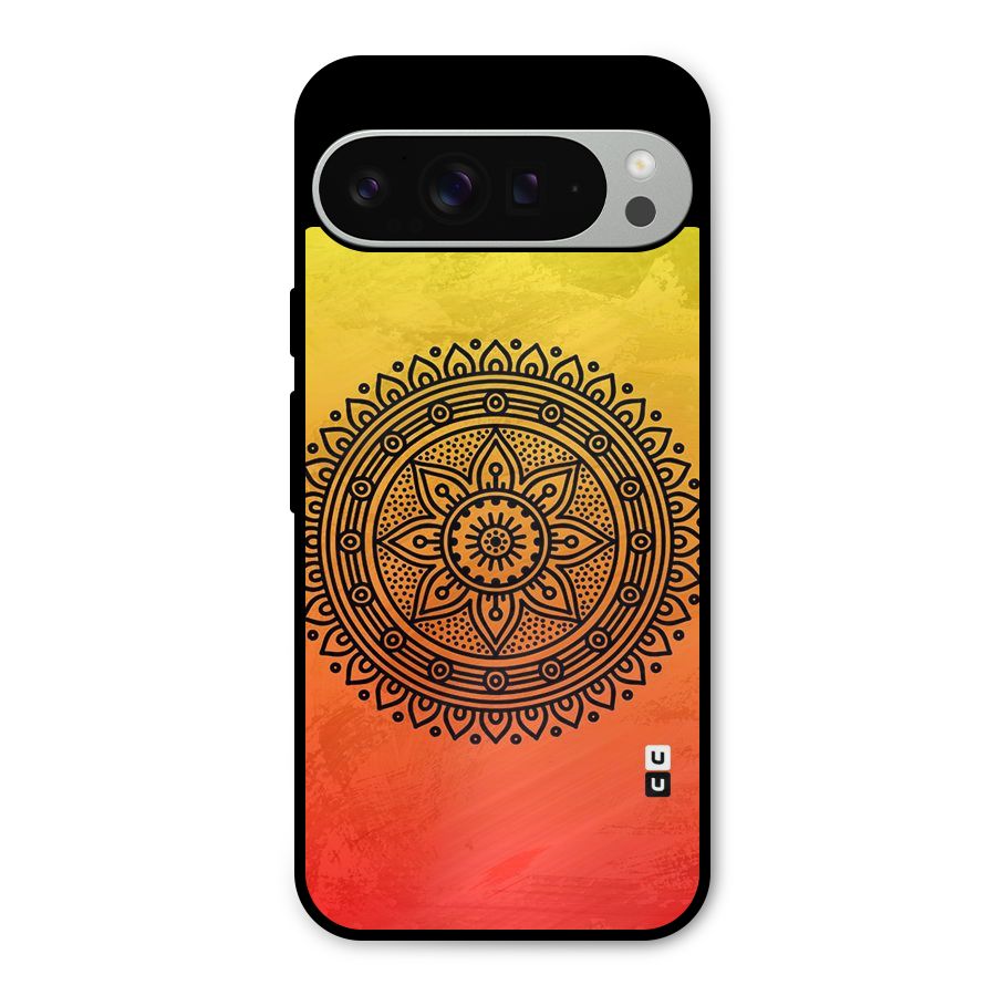 Beautiful Circle Art Metal Back Case for Google Pixel 9 Pro XL
