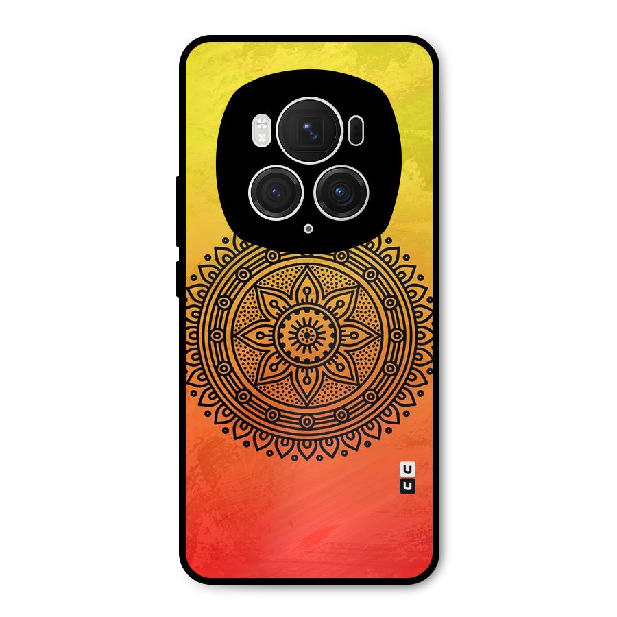 Beautiful Circle Art Metal Back Case for Honor Magic6 Pro