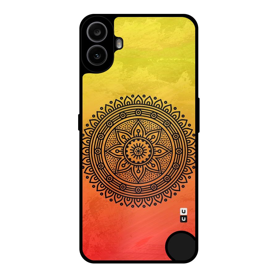 Beautiful Circle Art Metal Back Case for Nothing CMF Phone 1