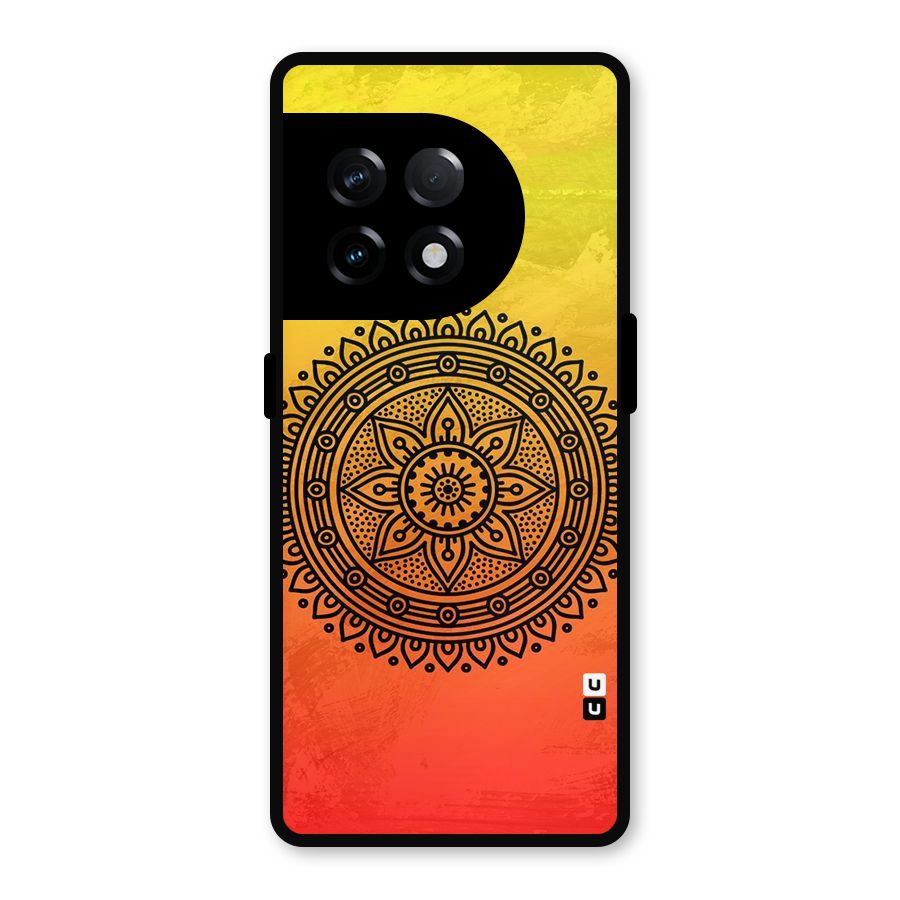 Beautiful Circle Art Metal Back Case for OnePlus 11R