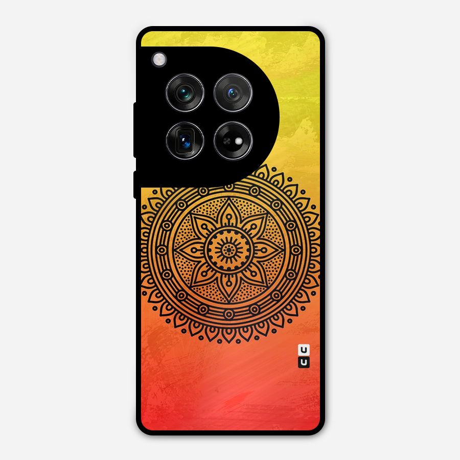 Beautiful Circle Art Metal Back Case for OnePlus 12