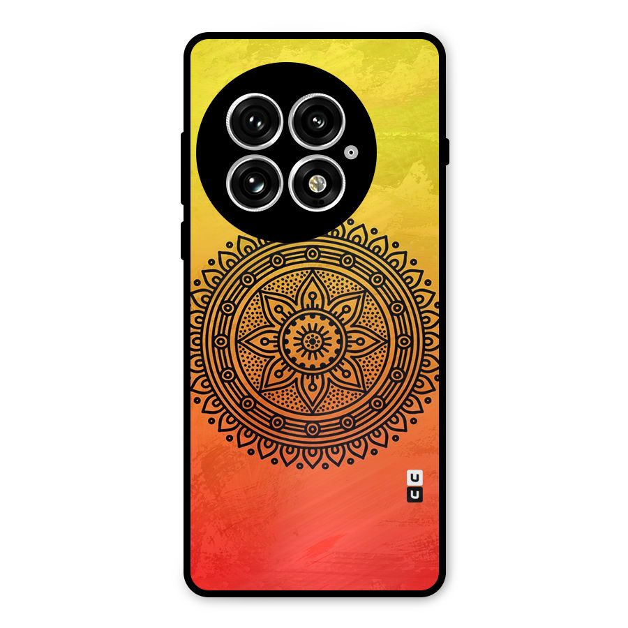 Beautiful Circle Art Metal Back Case for OnePlus 13