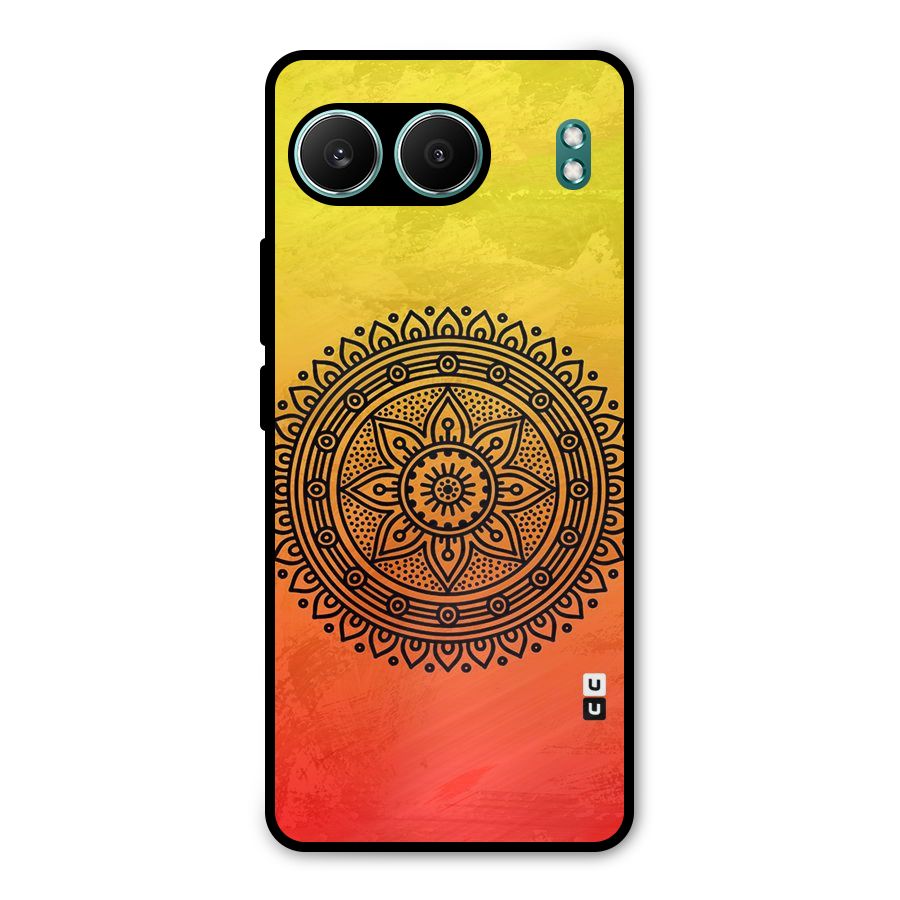 Beautiful Circle Art Metal Back Case for OnePlus Nord 4