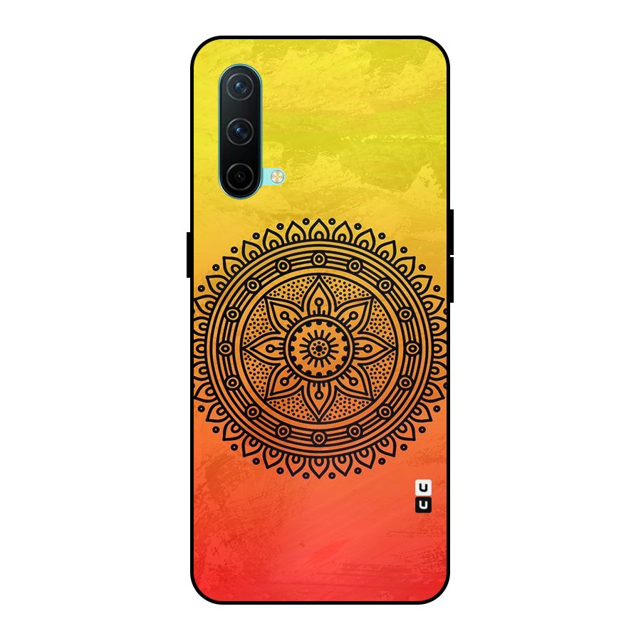 Beautiful Circle Art Metal Back Case for OnePlus Nord CE 5G