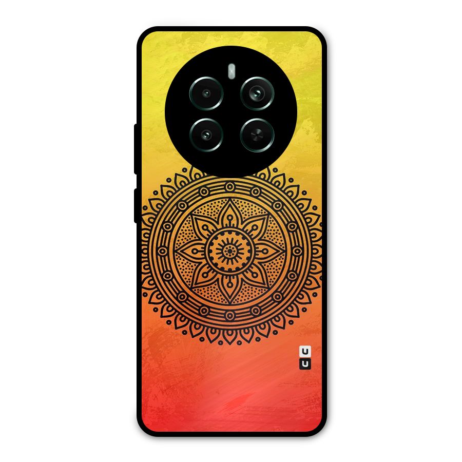 Beautiful Circle Art Metal Back Case for Realme 12 Pro Plus