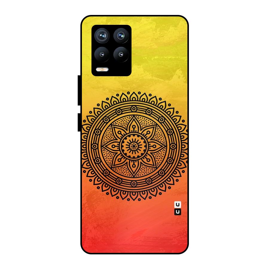 Beautiful Circle Art Metal Back Case for Realme 8 Pro