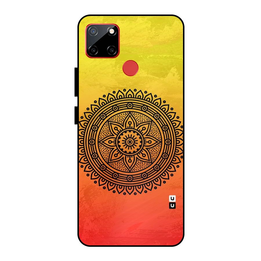 Beautiful Circle Art Metal Back Case for Realme C12